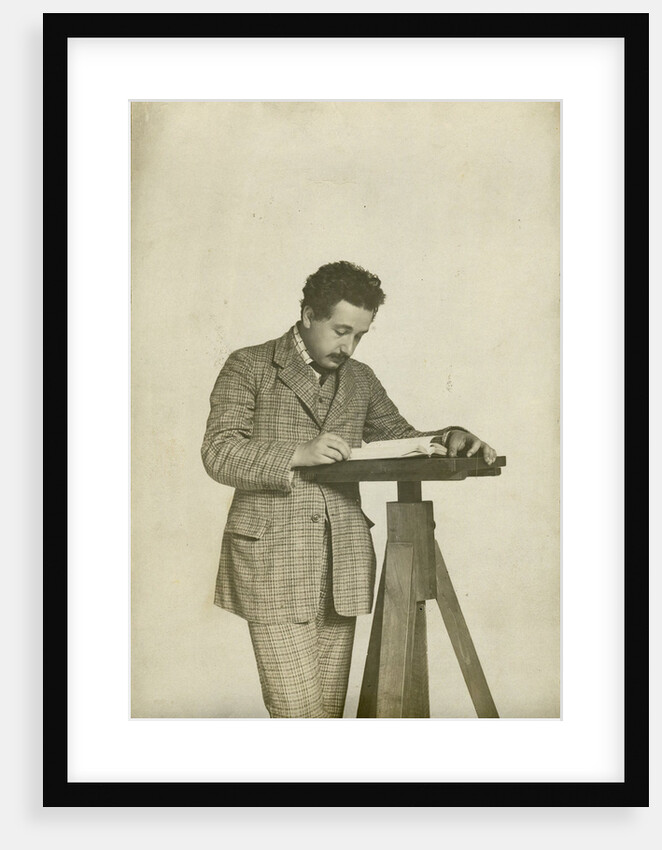 Albert Einstein at the Swiss Patent Office in Bern, 1905 by Anonymous
