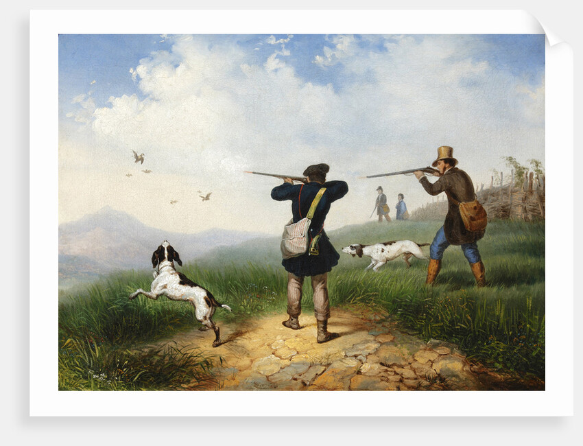 Hunting, 1848 by Anonymous