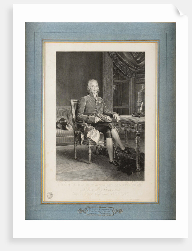 Charles Maurice de Talleyrand Périgord, Prince de Bénévent, ca 1808 by Anonymous