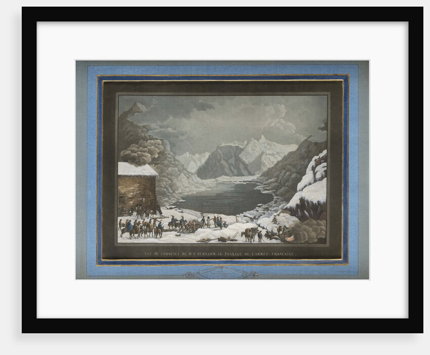 Napoleon passing the Great St Bernard Pass by Anonymous