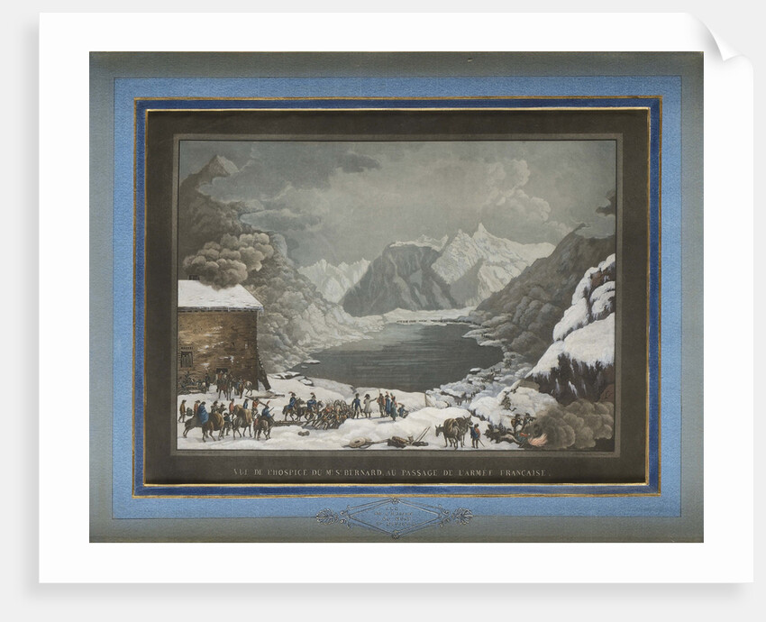 Napoleon passing the Great St Bernard Pass by Anonymous
