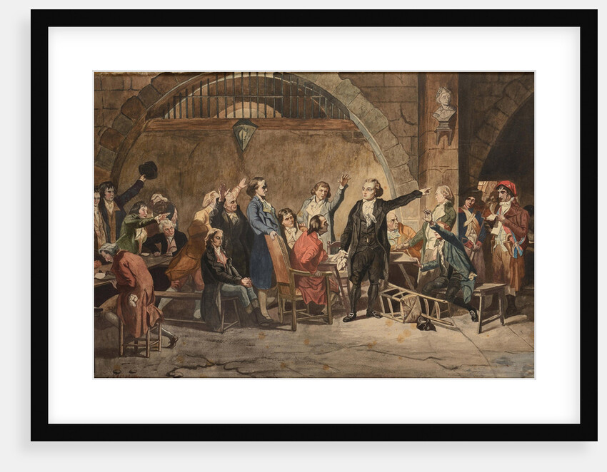 The last goodbye of the Girondins by Anonymous