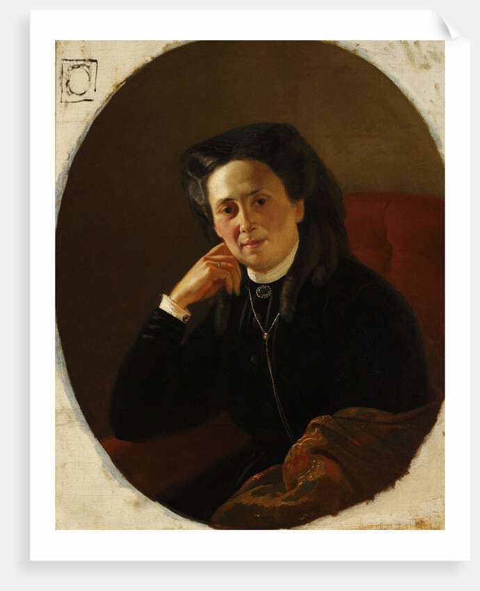 Portrait of Kleopatra Vasilyevna Kolyubakina, née Nashchokina, Early 1880s by Anonymous