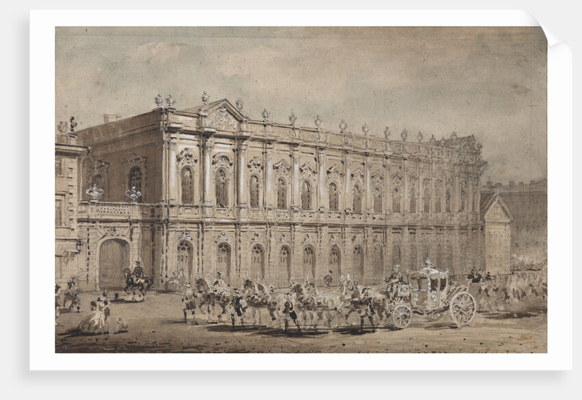 The Museum of Court Carriages (The Stables Museum) in St. Petersburg, 1860-1861 by Anonymous