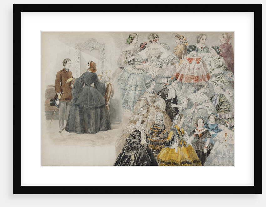 Ladies Fashion, End 1840s by Anonymous