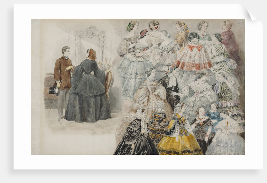 Ladies Fashion, End 1840s by Anonymous