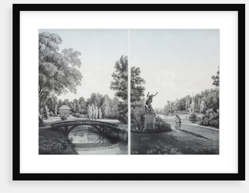 View of the Shablykino Estate, 1856 by Anonymous