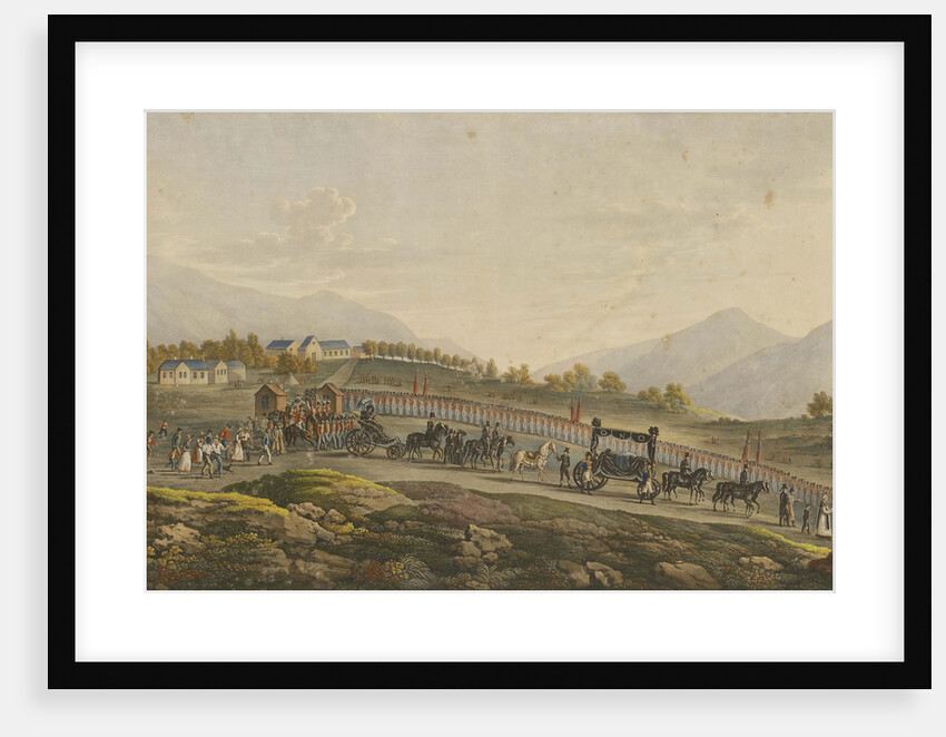 Napoleons Funeral procession. Saint Helena, 8th May 1821, 1821 by Anonymous