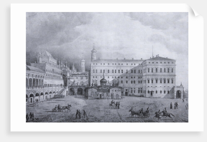 The old Tsars palace in the Moscow Kremlin, 1825 by Anonymous