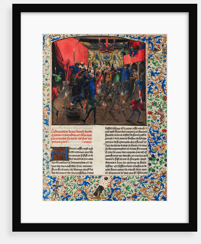 Bal des Ardents, ca 1470-1475 by Anonymous