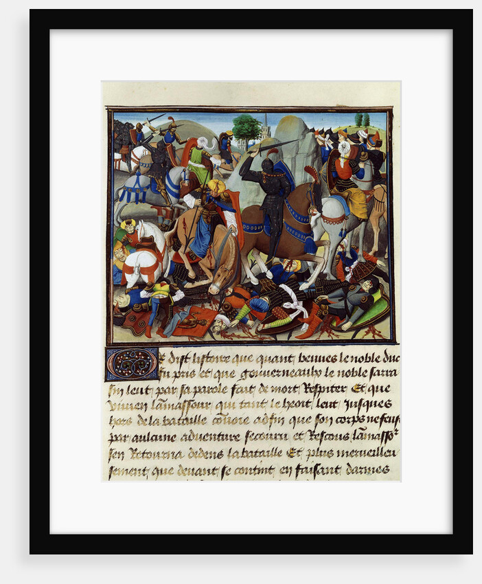The battle against the infidels. The Fall of Constantinople, 1453, 1462-1465 by Anonymous