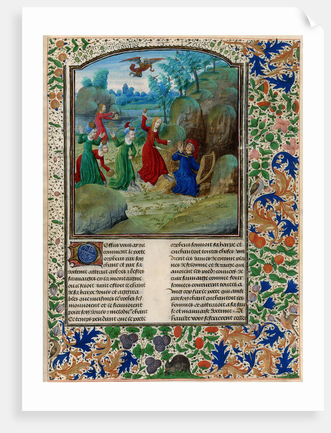 Orpheus torn by the Maenads, c. 1480 by Anonymous