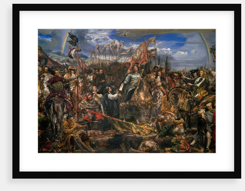 John III Sobieski sending message of victory to the Pope Innocent XI after the Battle of Vienna by Anonymous