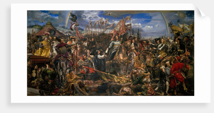 John III Sobieski sending message of victory to the Pope Innocent XI after the Battle of Vienna by Anonymous