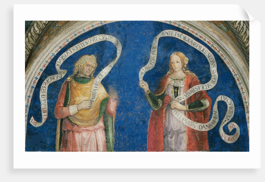 The Prophet Ezekiel and the Cimmerian Sibyl, 1492-1495 by Anonymous