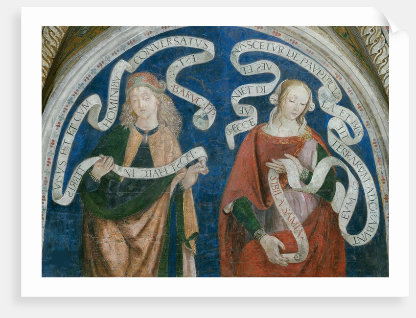 The Prophet Baruch and the Samian Sibyl, 1492-1495 by Anonymous