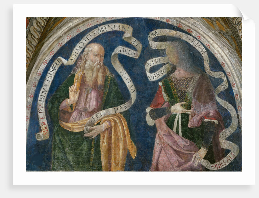 The Prophet Obadiah and the Libyan Sibyl, 1492-1495 by Anonymous
