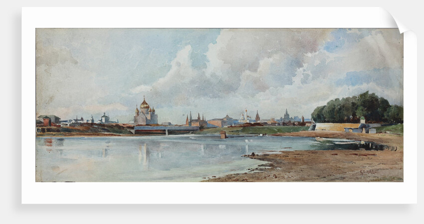 View of Moscow from the Neskuchny Garden, ca 1880-1885 by Anonymous