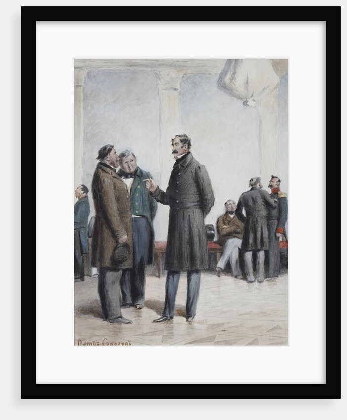 Illustration for the story Two Landowners (from A Sportsmans Sketches) by Ivan Turgenev, 1880s by Anonymous