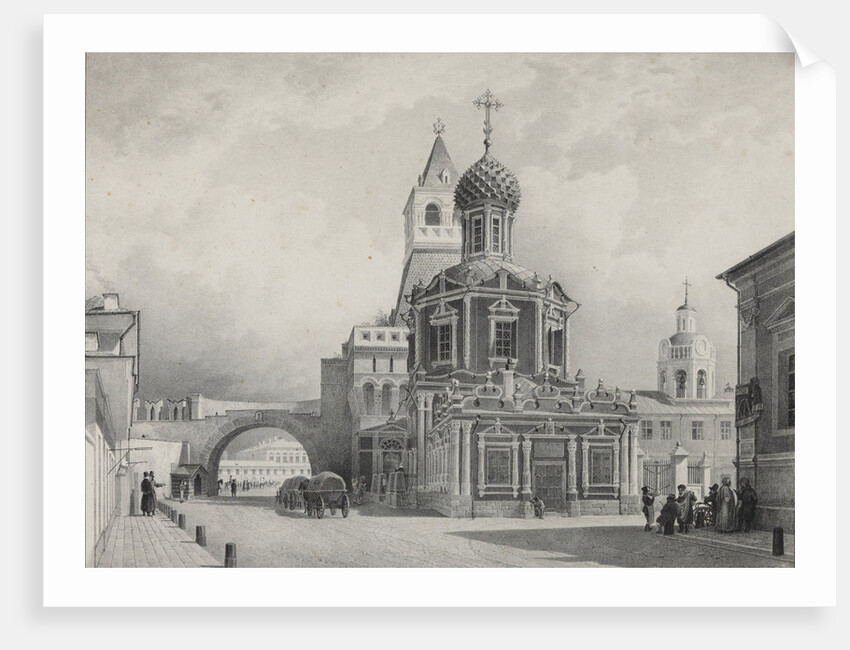 Church of the Vladimir Icon of the Mother of God at the Vladimirsky (Nikolsky) Gate of Kitay-Gorod by Anonymous