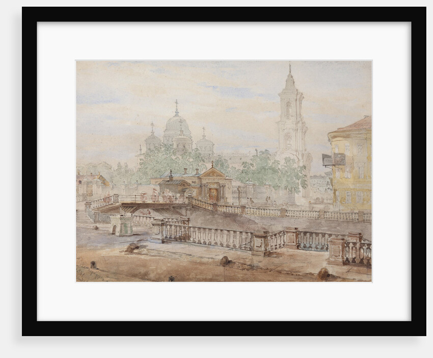 The Voznesensky Bridge over the Catherine Canal, 1861 by Anonymous