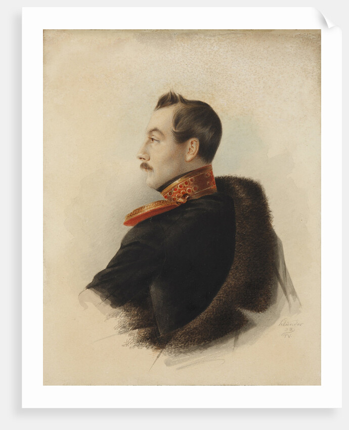 Alexey Grigoryevich Stolypin, 1838 by Anonymous