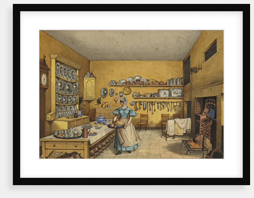 The Kitchen at Langton Hall by Anonymous