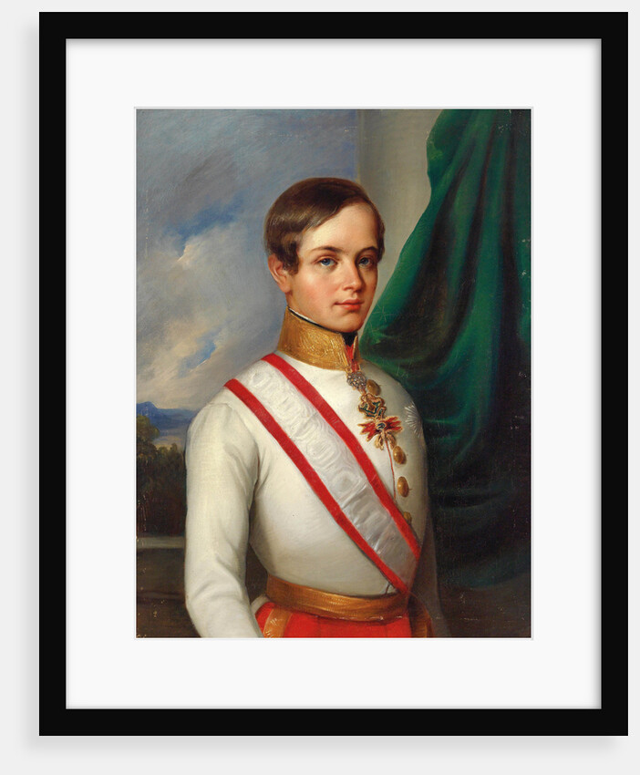 Portrait of Franz Joseph I of Austria, 1849 by Anonymous