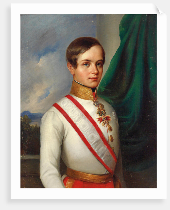 Portrait of Franz Joseph I of Austria, 1849 by Anonymous