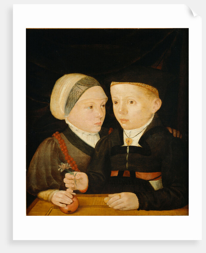 Portrait of a brother and a sister, also known as Fugger children, c.1540 by Anonymous