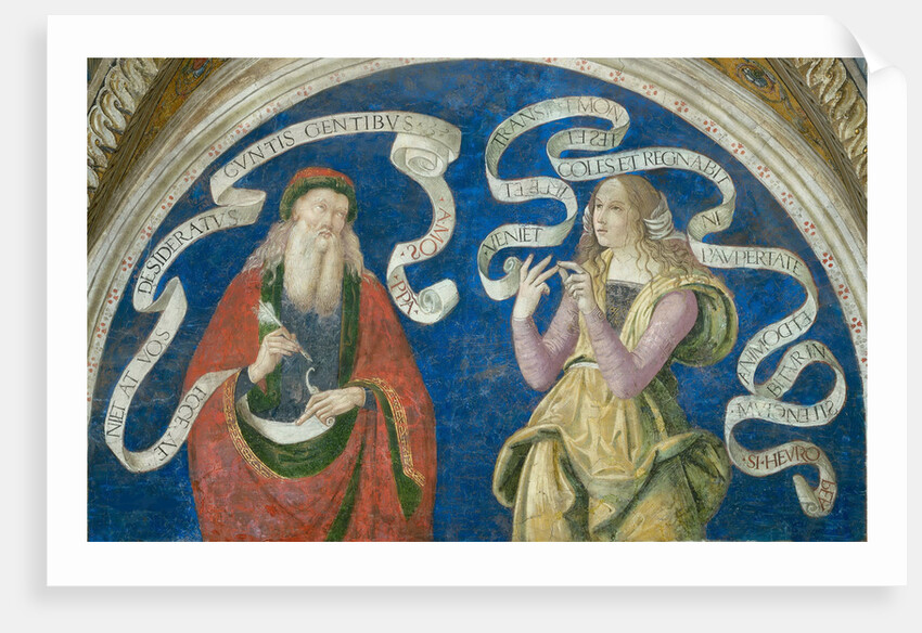 The Prophet Amos and the European Sibyl, 1492-1495 by Anonymous
