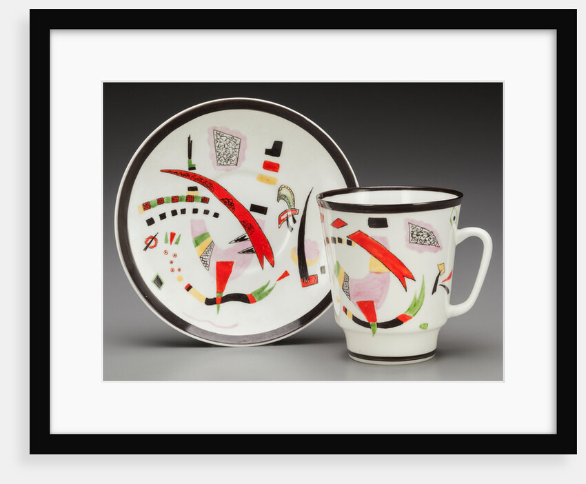 Cup with saucer, 1923 by Anonymous