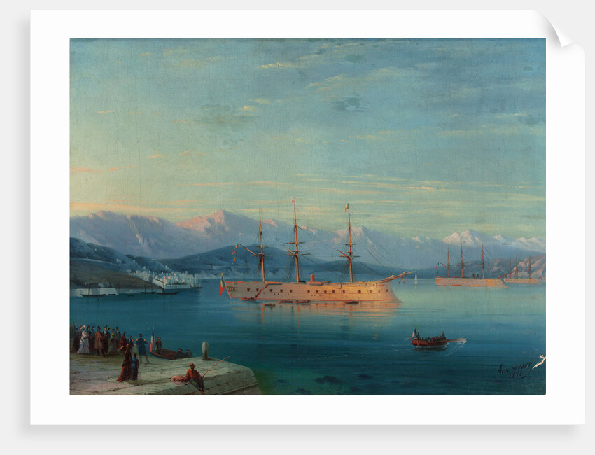 French Ships Departing the Black Sea, 1871 by Anonymous