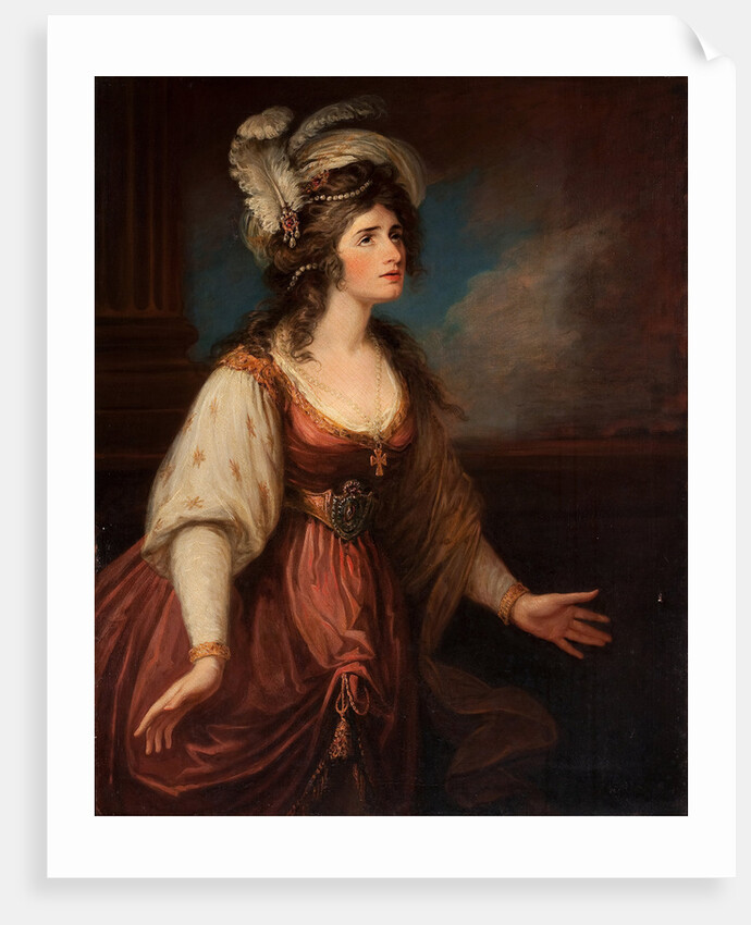 Portrait of Sarah Siddons als Zara, ca 1784 by Anonymous