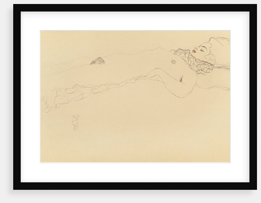 Nude lying by Anonymous