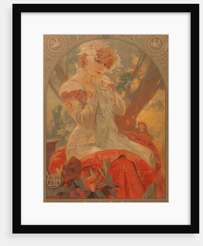 Poster for Lefèvre-Utile. Sarah Bernhardt in the role of Melissinde in La Princesse Lointaine by E by Anonymous