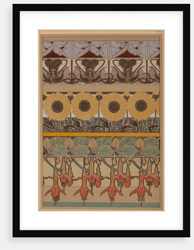 Textile design, c. 1900 by Anonymous