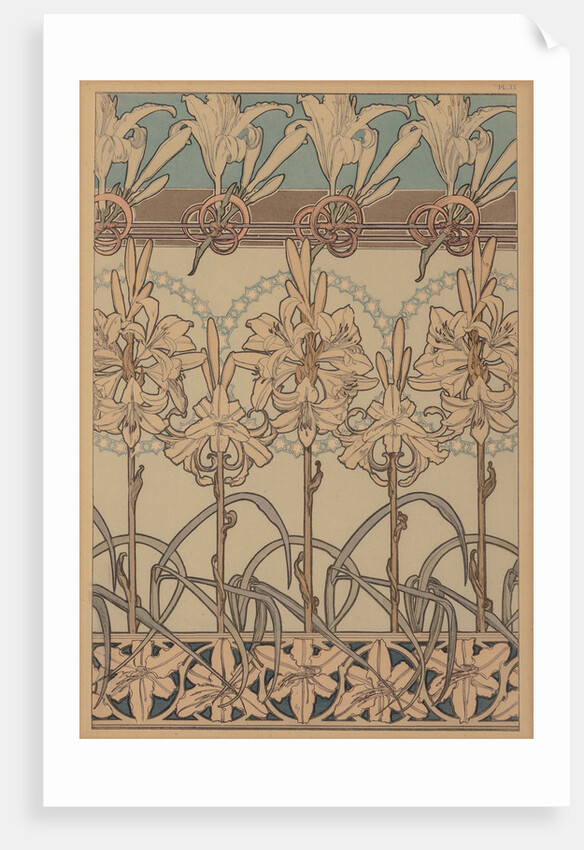 Textile design, c. 1900 by Anonymous