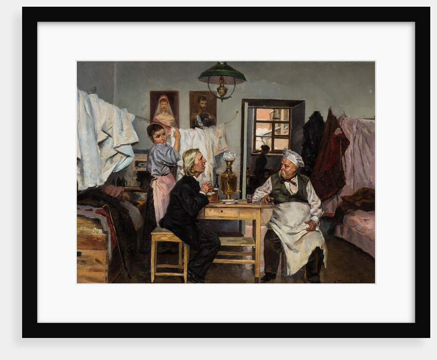 At the samovar, 1900 by Anonymous