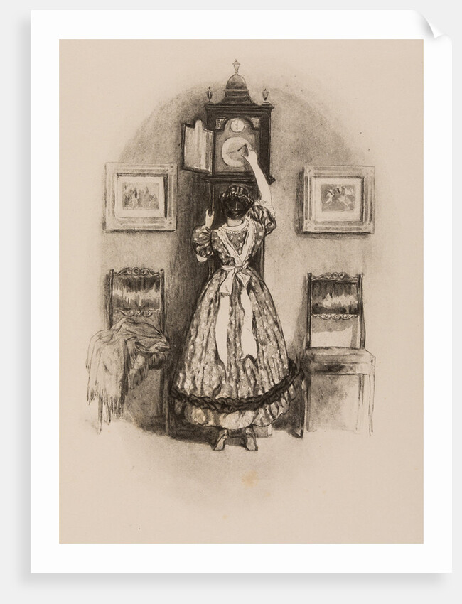 Illustration to the comedy Woe from Wit by Alexander Griboyedov, 1913 by Anonymous