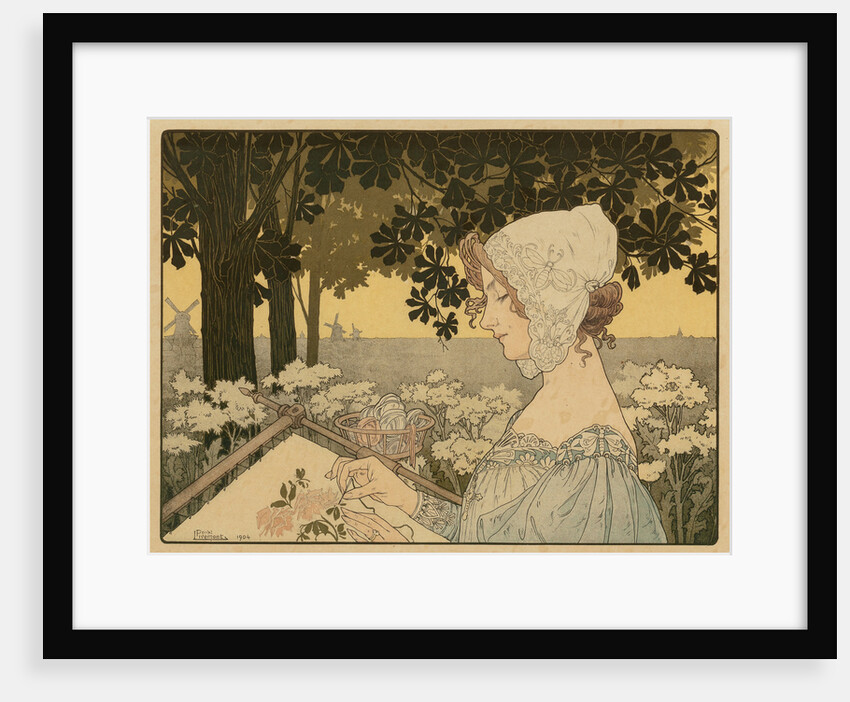 The Embroiderer, 1904 by Anonymous