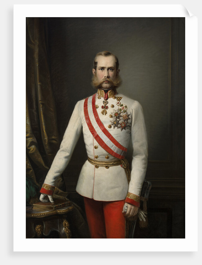 Portrait of Franz Joseph I of Austria, 1862 by Anonymous