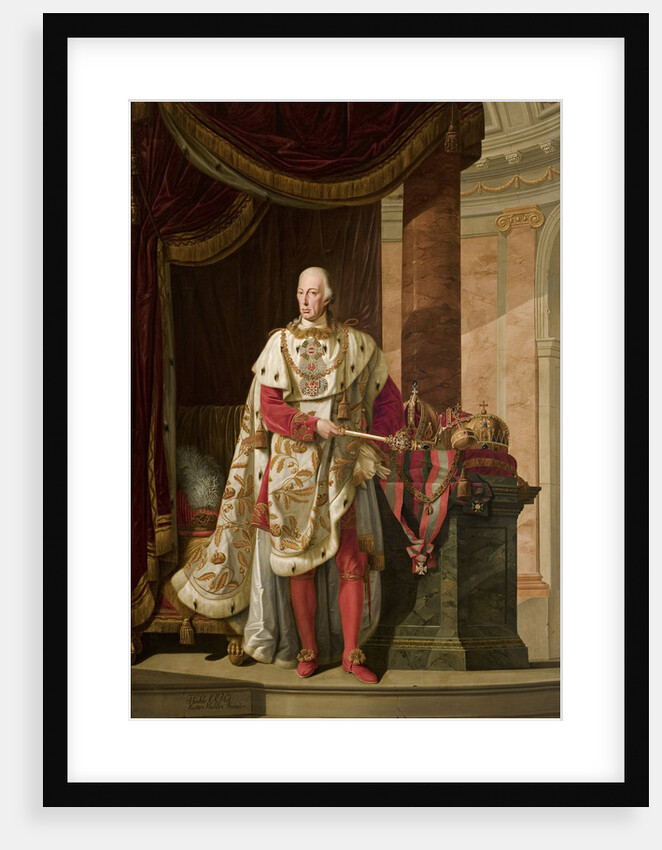 Portrait of Holy Roman Emperor Francis II in Robe of the Order of Leopold, 1811 by Anonymous