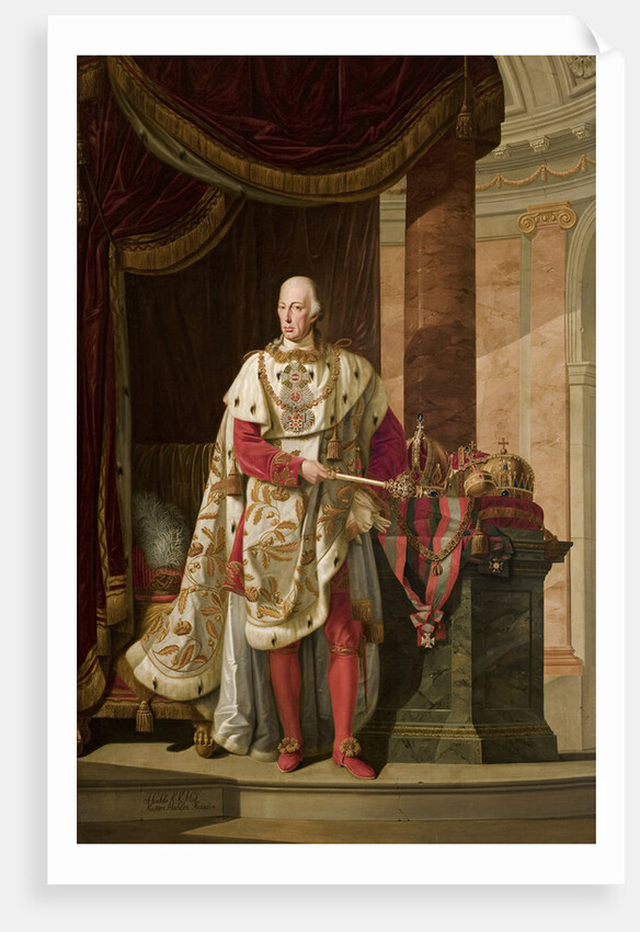 Portrait of Holy Roman Emperor Francis II in Robe of the Order of Leopold, 1811 by Anonymous