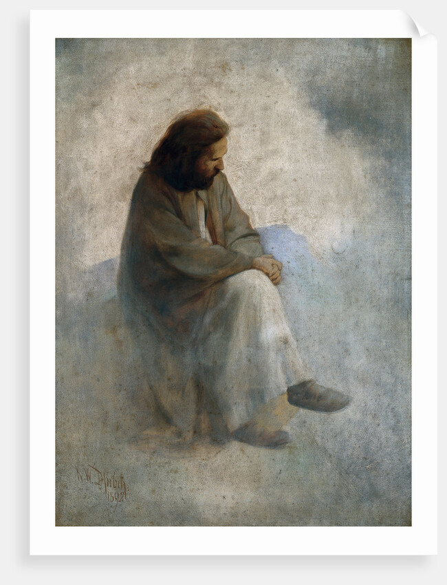 Self-portrait as Christ, 1892 by Anonymous