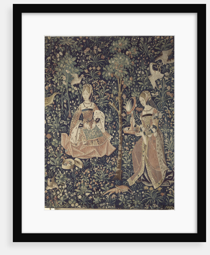The Seigniorial Life: Embroidery (La vie seigneuriale: la broderie), Tapisserie, c. 1520 by Anonymous