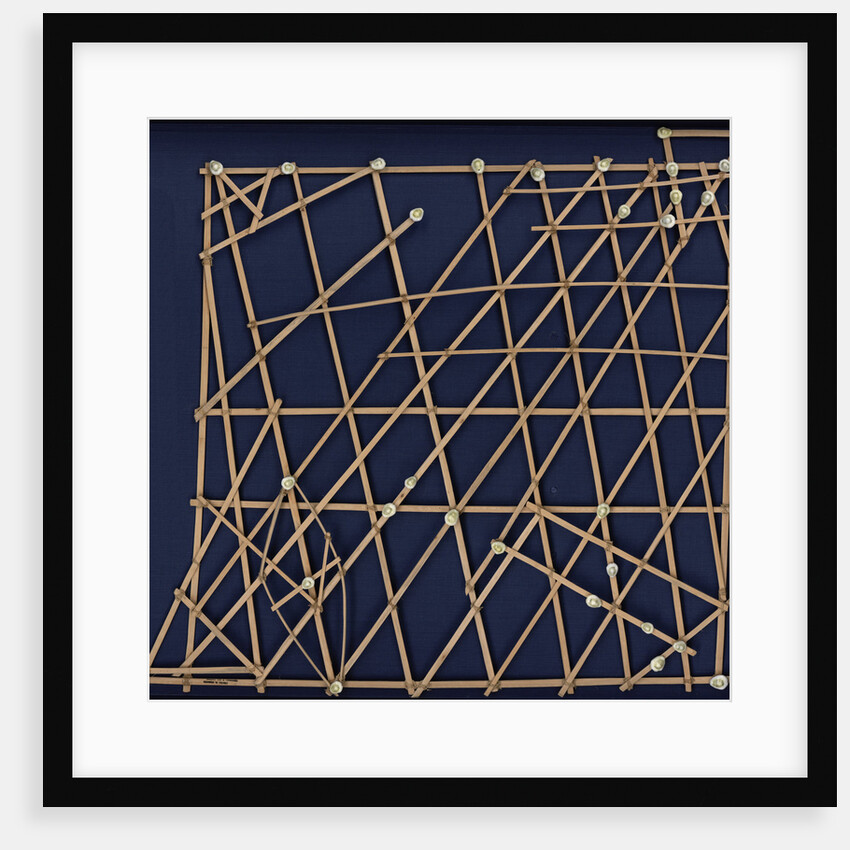Marshall Islands stick chart. Micronesia, c. 1920 by Anonymous