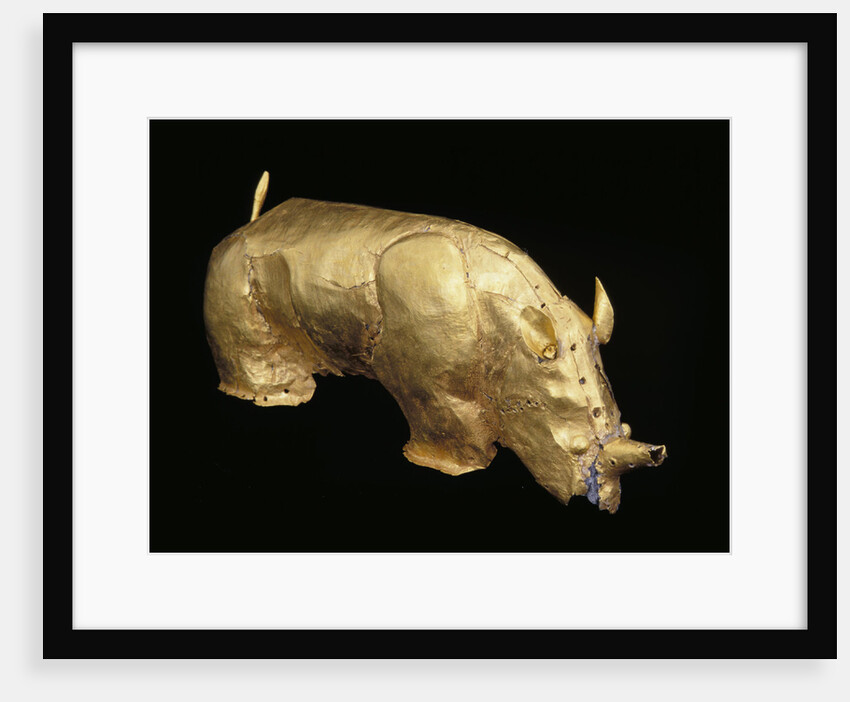 The golden rhinoceros of Mapungubwe, ca 1220-1290 by Anonymous