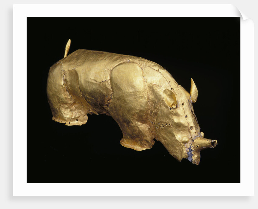 The golden rhinoceros of Mapungubwe, ca 1220-1290 by Anonymous