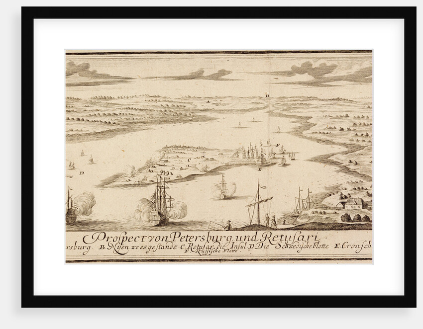 The Russo-Swedish seabattle of Krasnaya Gorka near Kronstadt on May 1790, 1790 by Anonymous